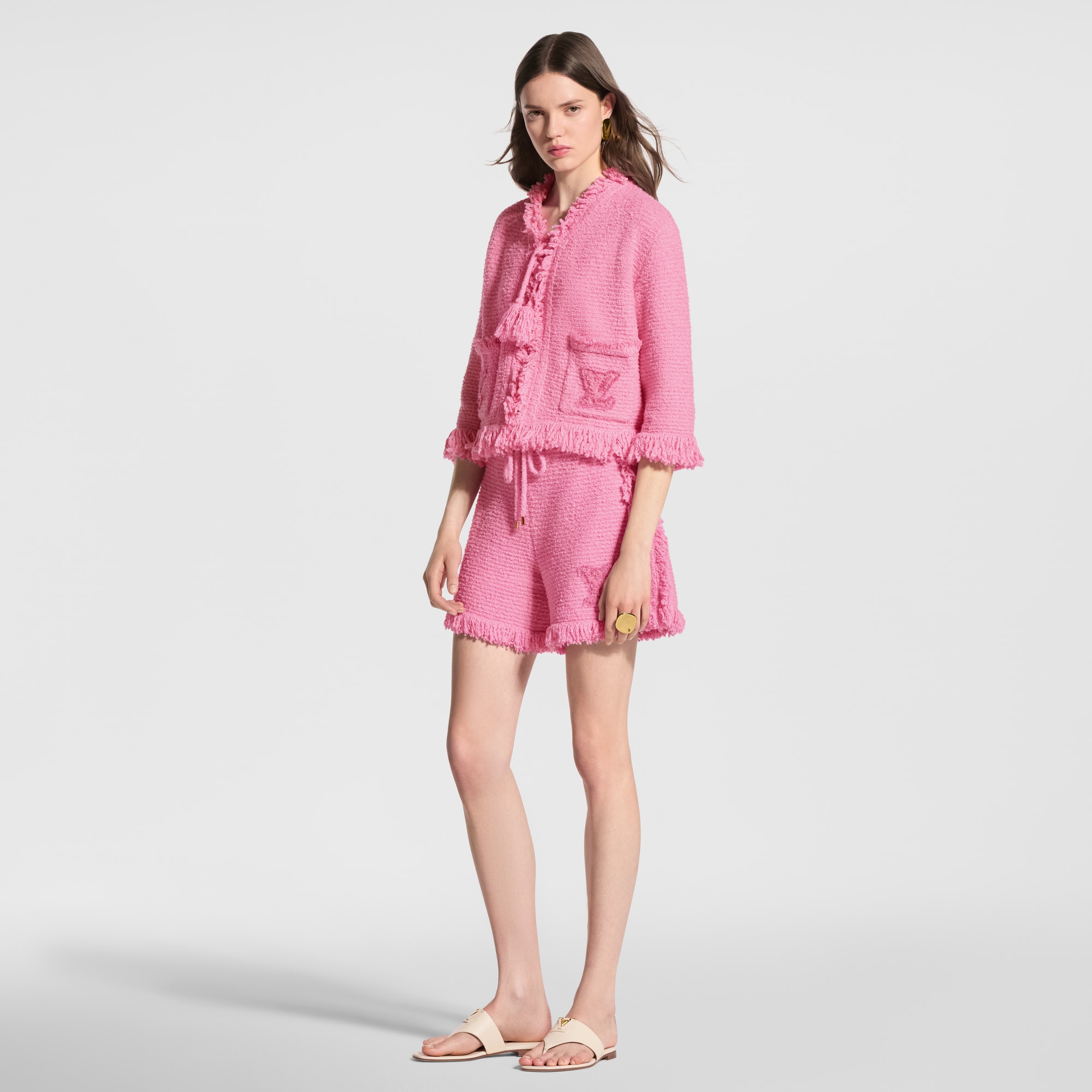 Fringe Hem Toweling Jacket - Women - Ready-to-Wear | LOUIS VUITTON ®